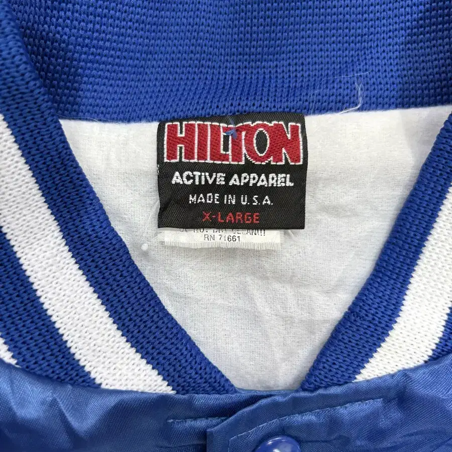 90s HILTON varsity jacket