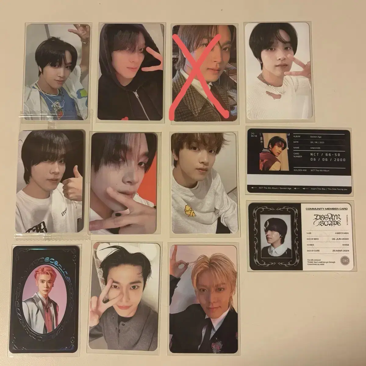 Haechan photocard bulk sell ( + jaehyun doyoung yuta )