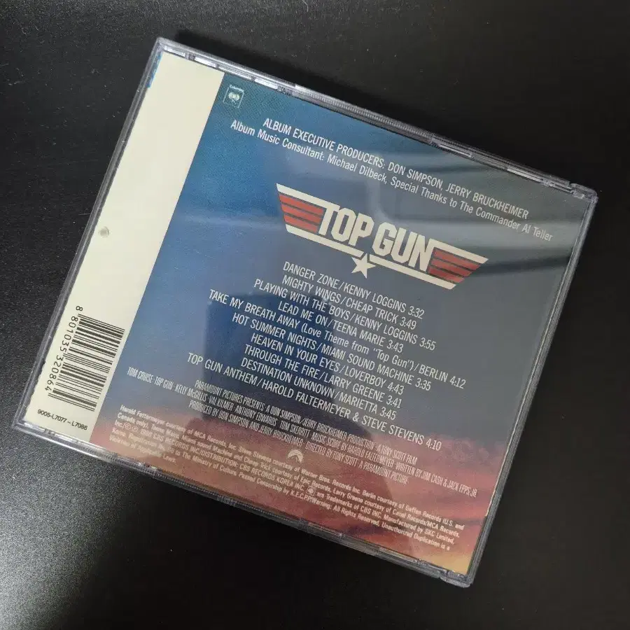 탑건 TOP GUN OST CD