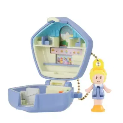 폴리포켓 미니어쳐 가챠 Polly Pocket 보라색 미개봉 새제품