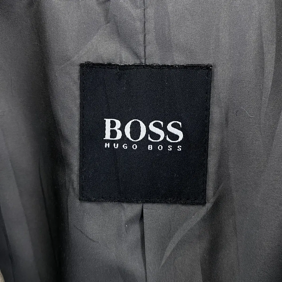 빈티지 HUGO BOSS 누벅 레더 자켓