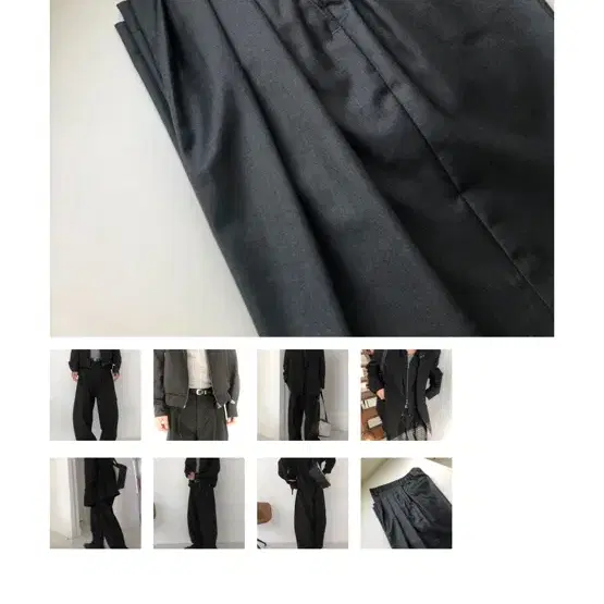 뉴치프시크 silky drape set up (slacks)