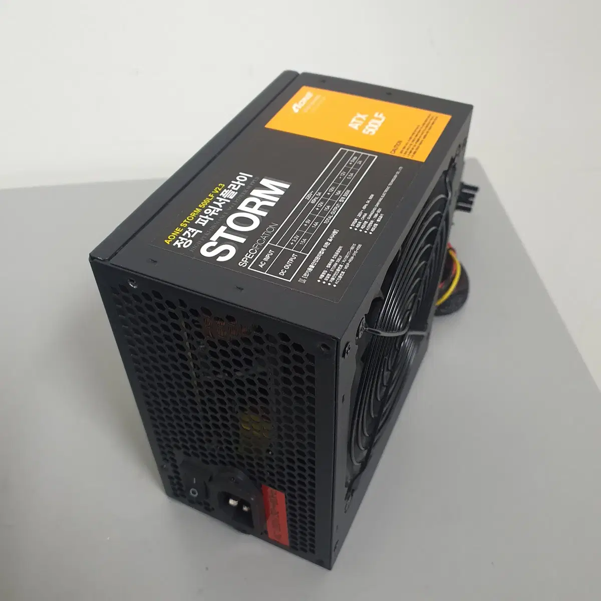 [무료배송] 중고 AONE 스톰 정격 500W 파워서플라이