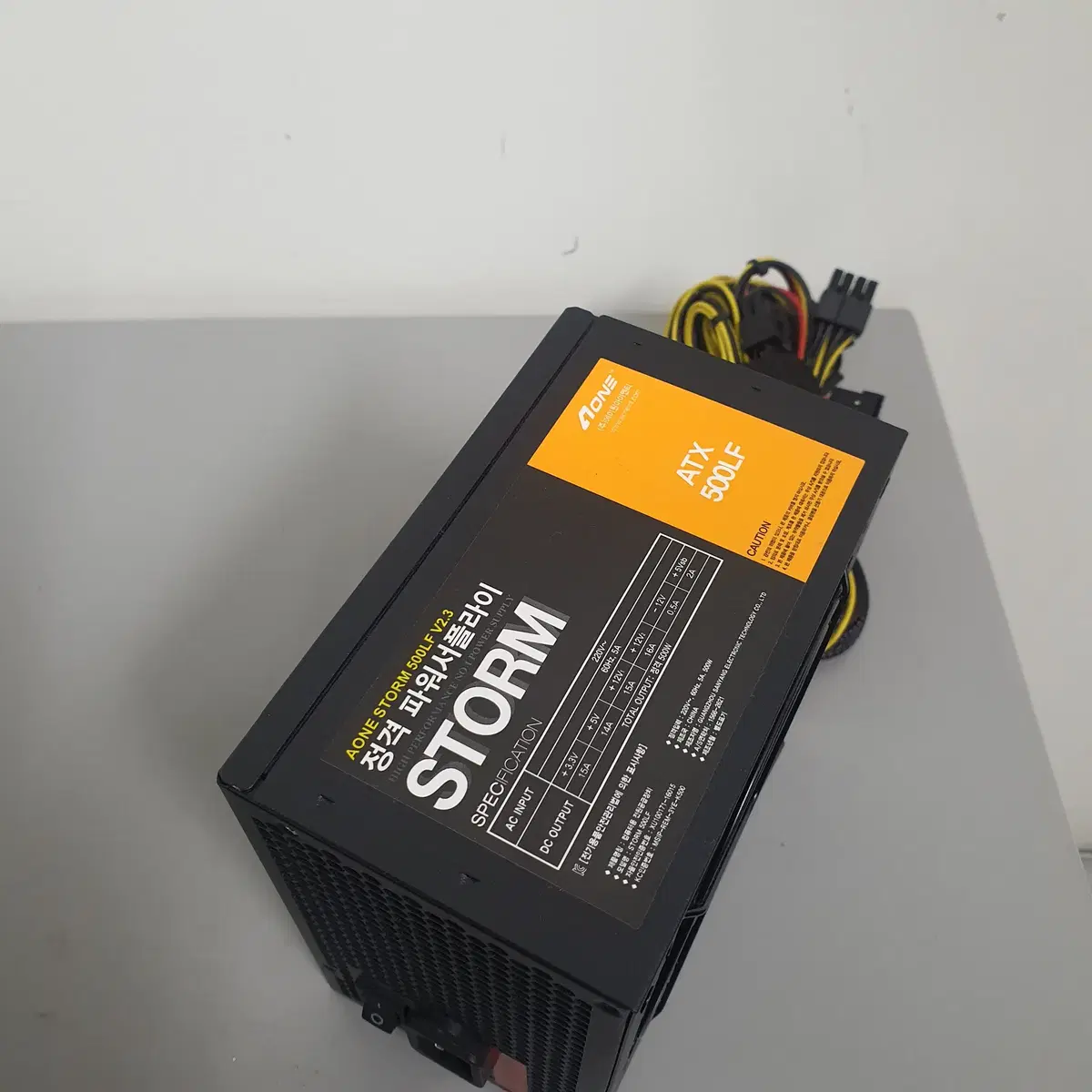 [무료배송] 중고 AONE 스톰 정격 500W 파워서플라이