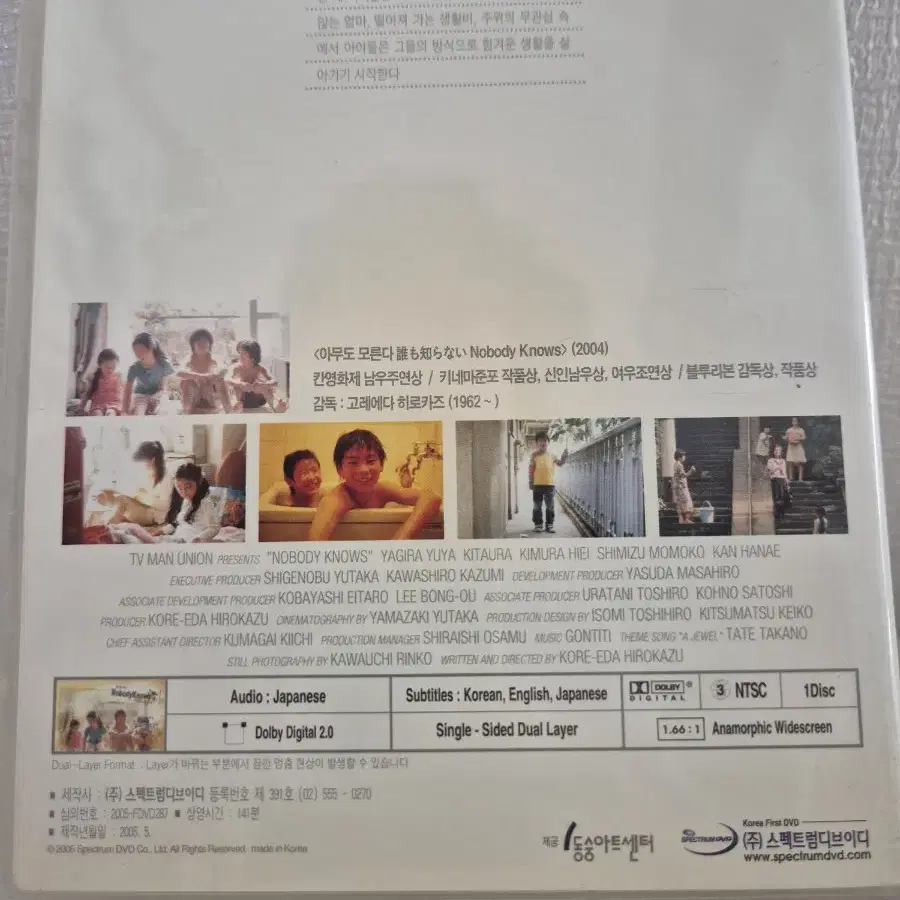 아무도 모른다 Dvd