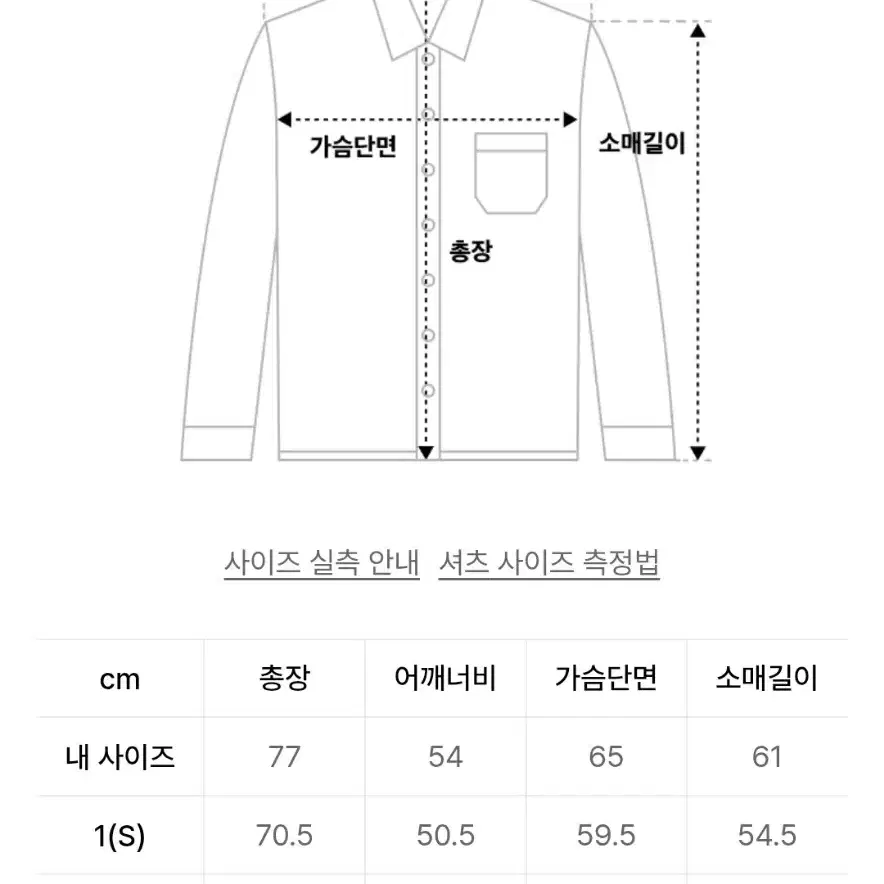 코프위 체크 셔츠 3사이즈