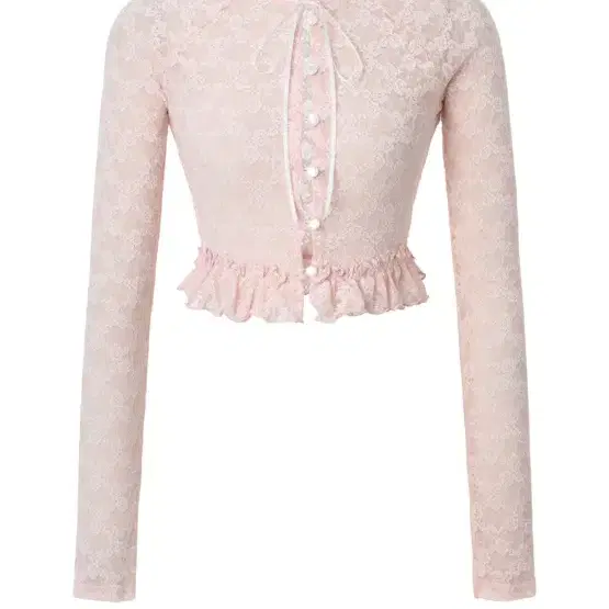 (새상품) 쓰리타임즈Peony lace cardigan