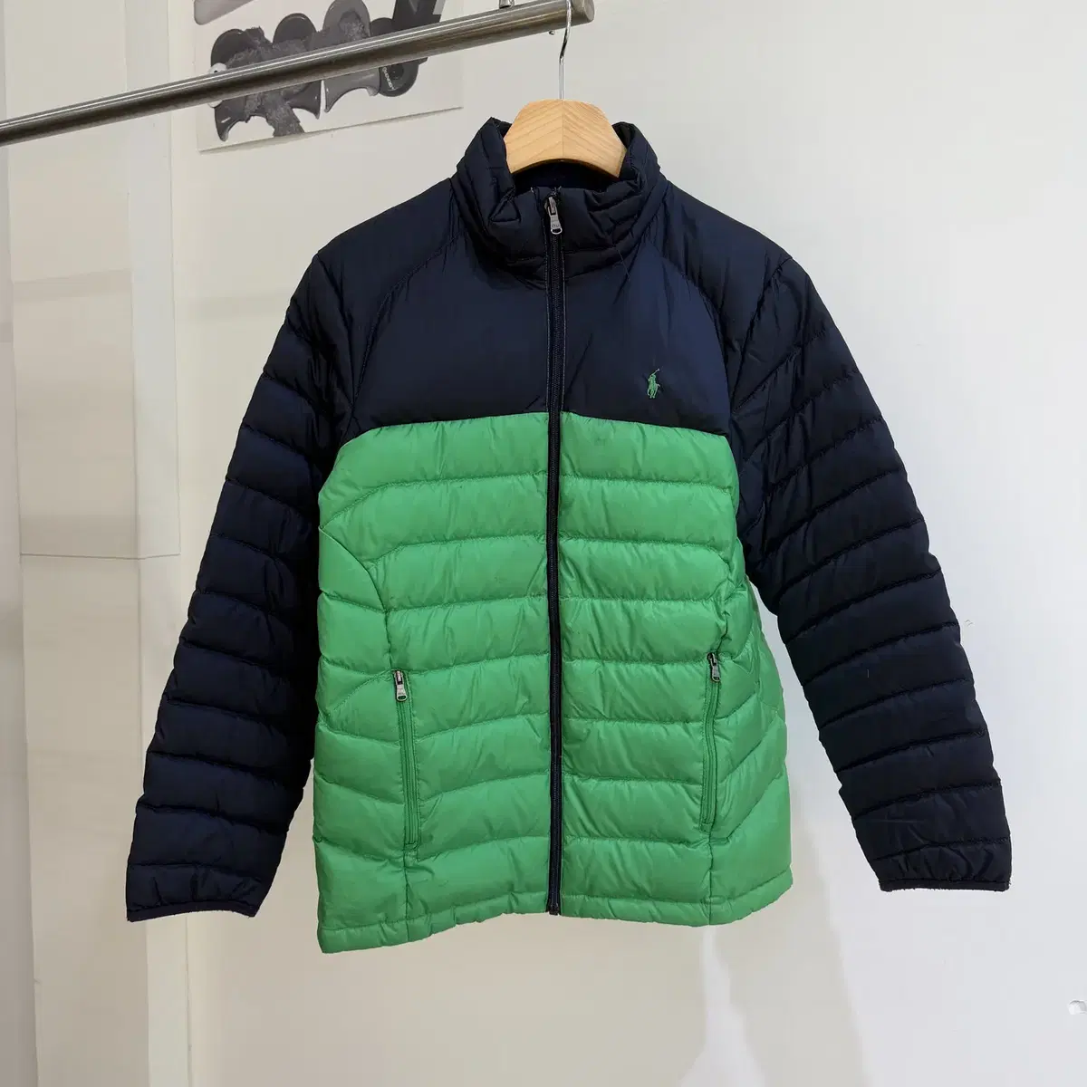 POLO RALPH LAUREN 그린 네이비 패딩