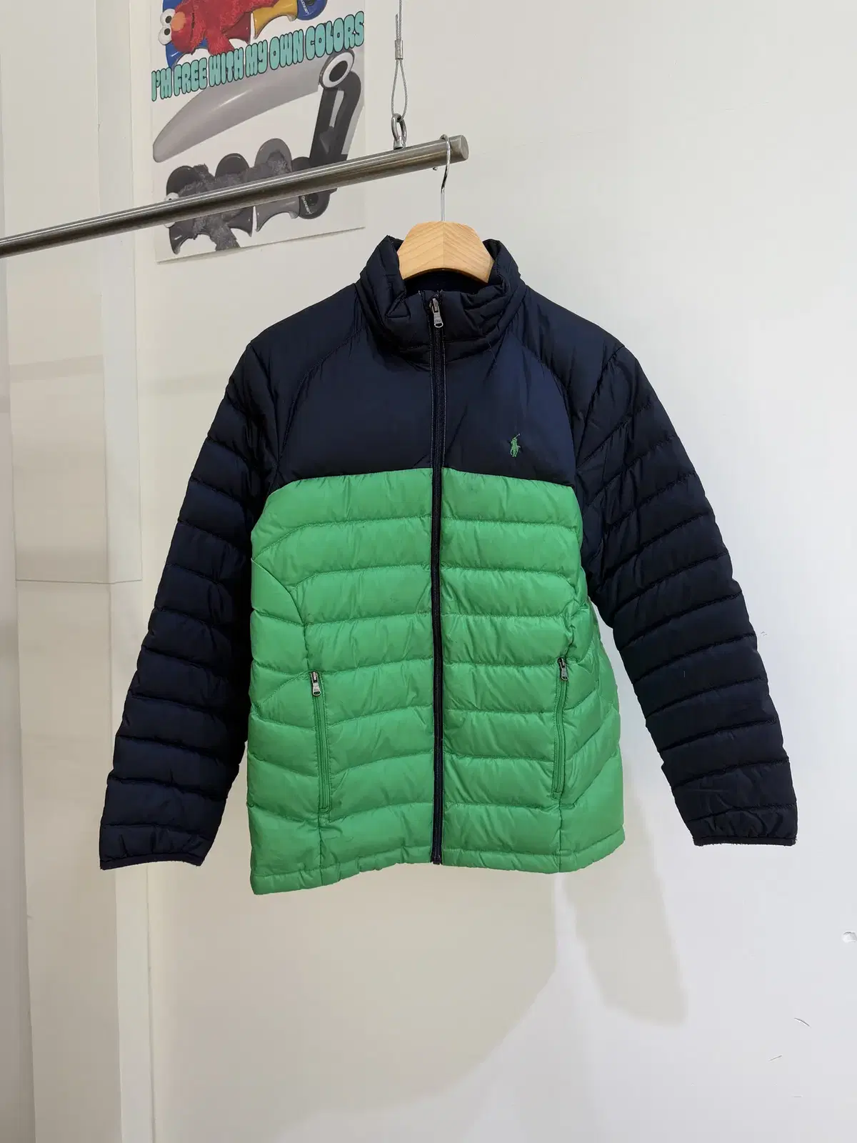 POLO RALPH LAUREN 그린 네이비 패딩