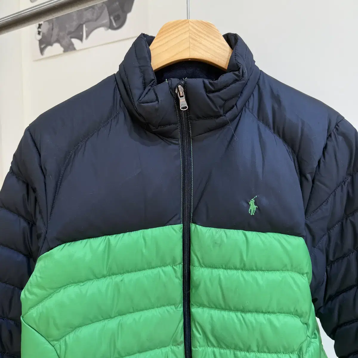 POLO RALPH LAUREN 그린 네이비 패딩