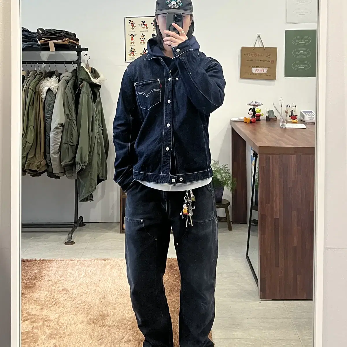 00s Levis 리바이스 엔지니어드 데님 트러커 자켓