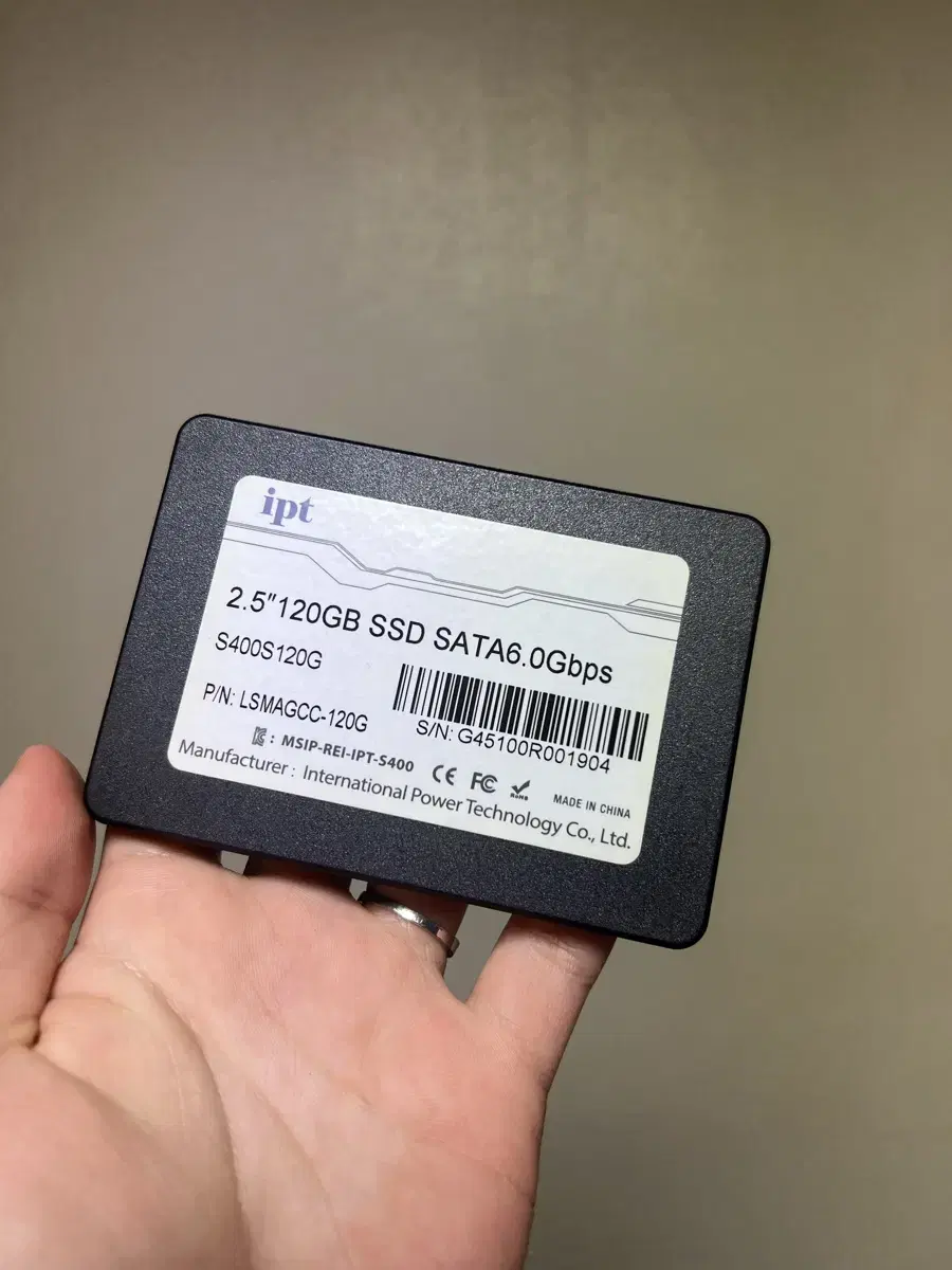 120GB SSD