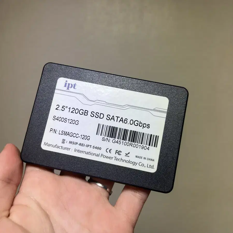 120GB SSD