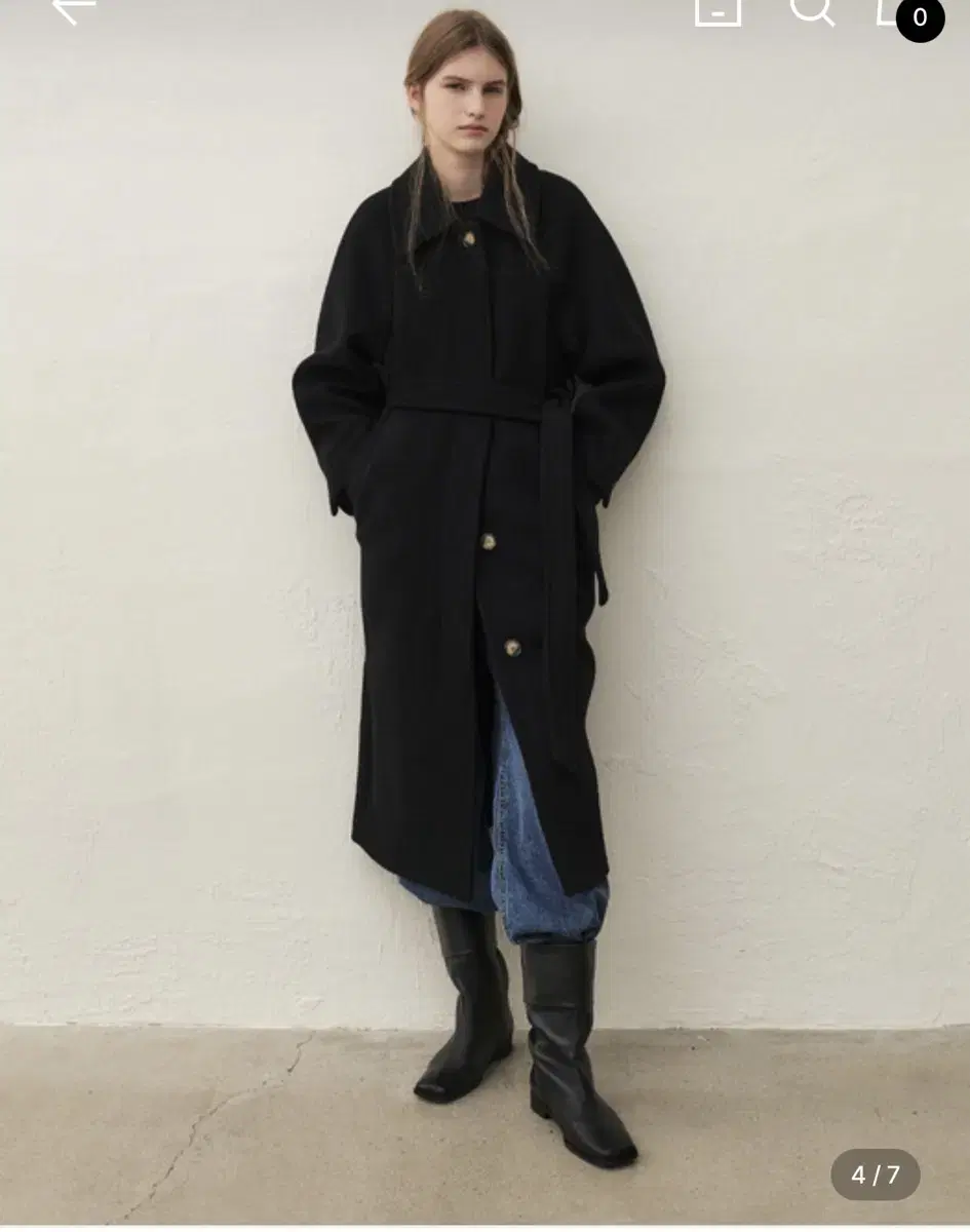 모한 NTW PREMIUM SINGLE WOOL COAT 싱글 울코트 s