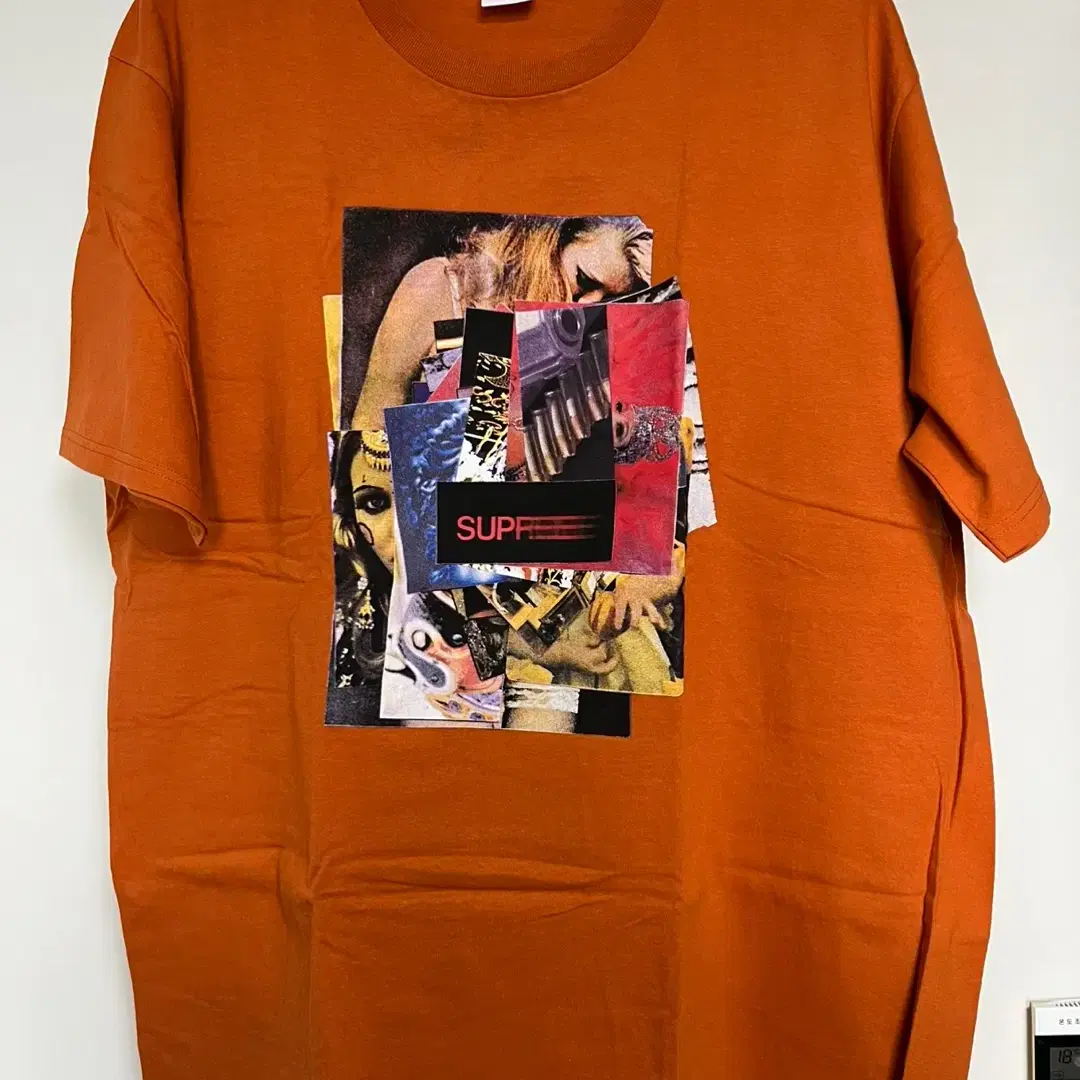 (XL) Supreme Stack Tee Rust / 슈프림 스택 티