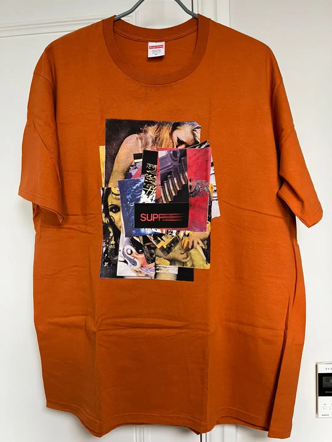 (XL) Supreme Stack Tee Rust / 슈프림 스택 티