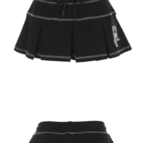 플노팔 Nancy Stitch Pleats Skirt