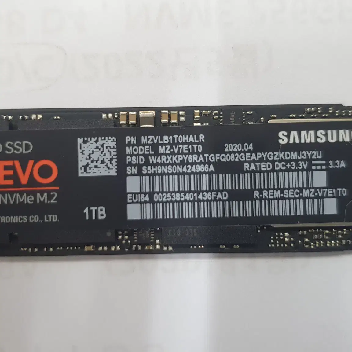 삼성,860 EVO 500GB , PM981a NVME , 970 EVO