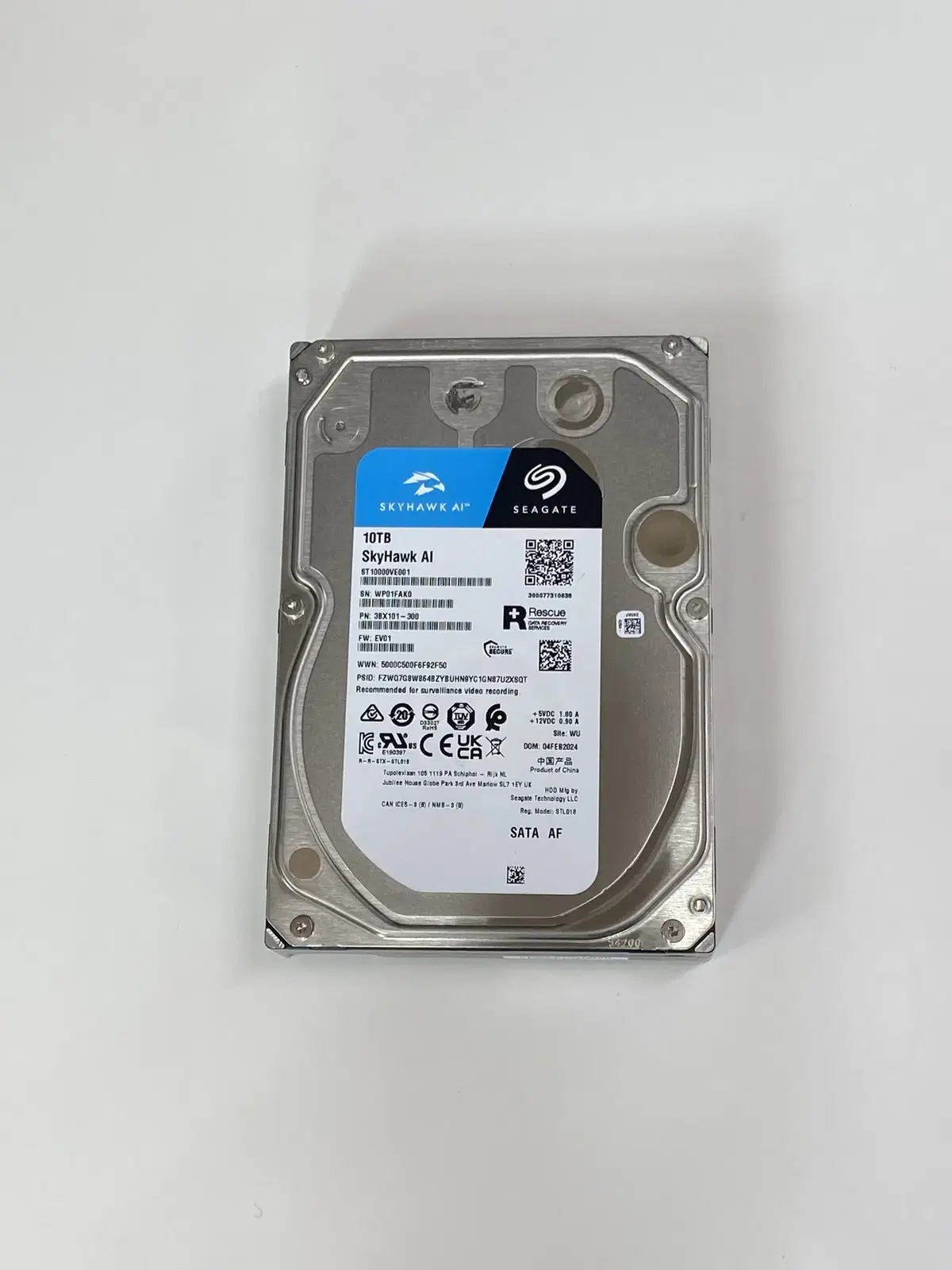 Seagate 10TB SkyHawk AI HDD 10테라 하드디스크