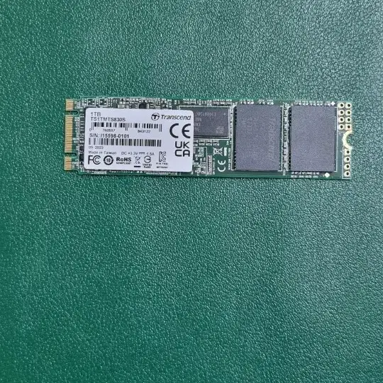 트랜센드  m.2ssd 1TB sata lll MTS830S  팝니다