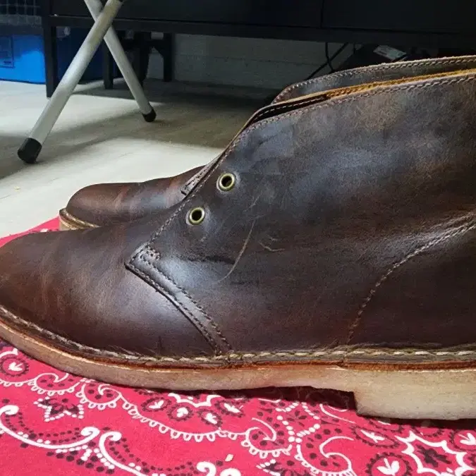 [UK9 285] Clarks 데저트 부츠 bees wax