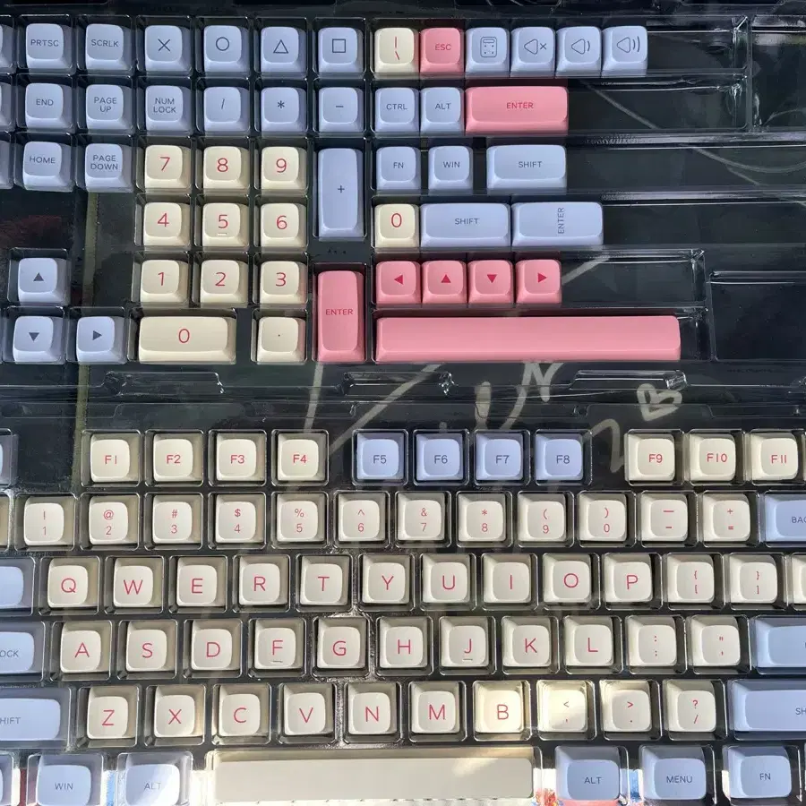 워키 XDA PBT 네온사인 키캡