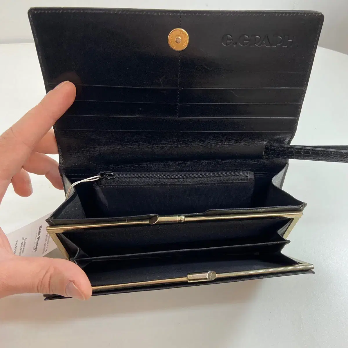 G.그래프 가죽 장지갑 G.Graph leather wallet