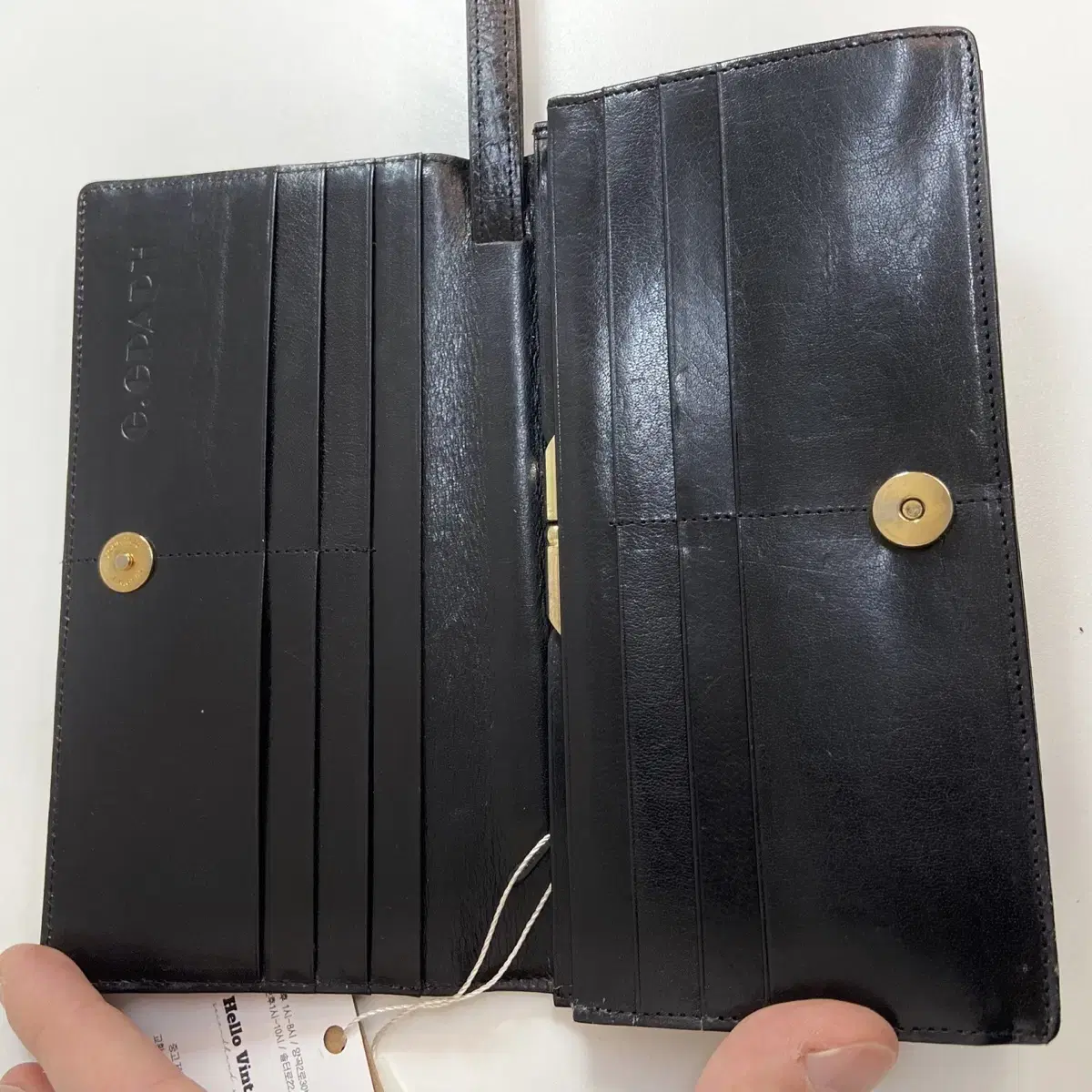 G.그래프 가죽 장지갑 G.Graph leather wallet