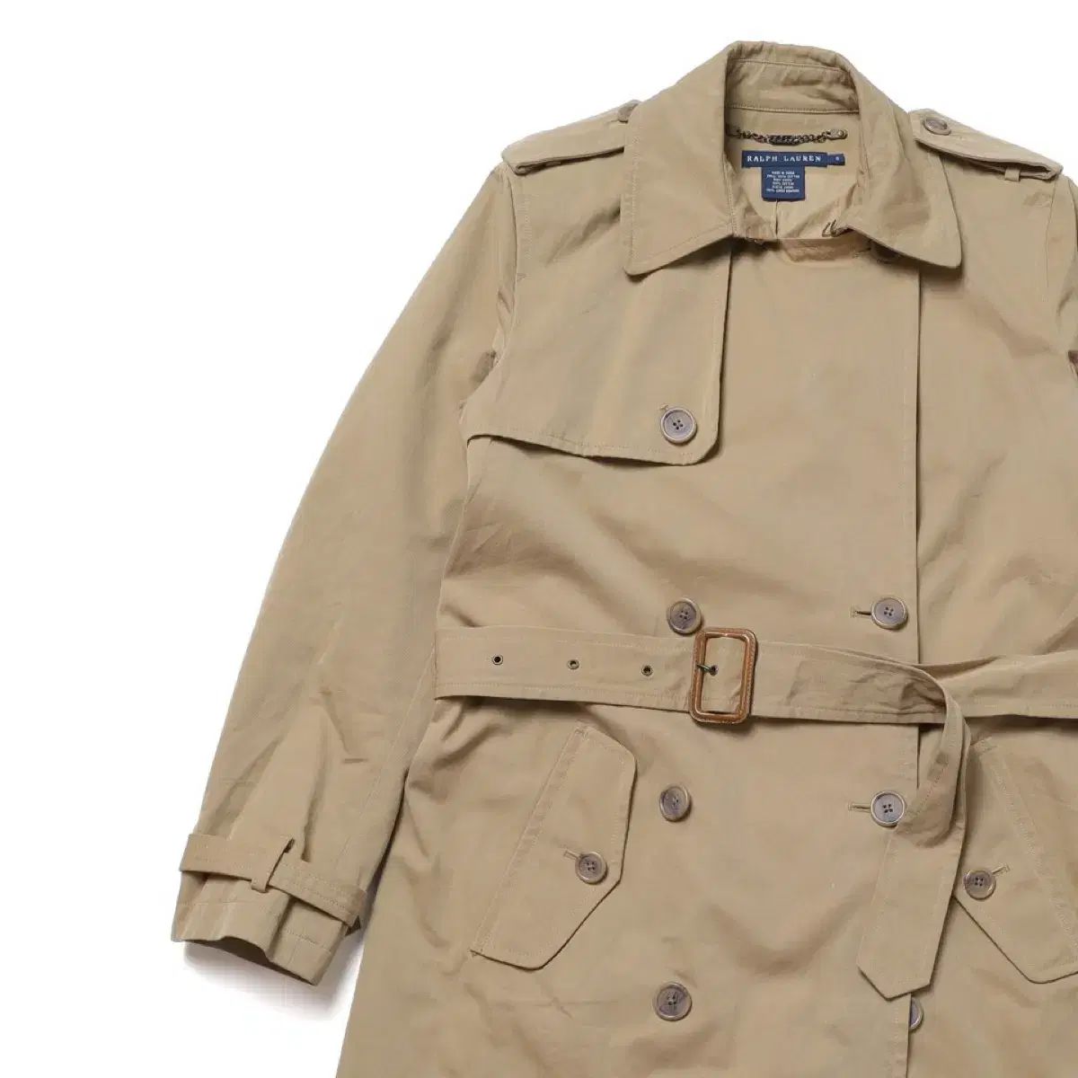 랄프 로렌 Belted Trench Coat