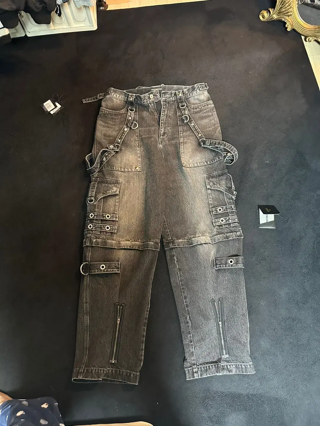 [31] Balenciaga Layover Denim Black Blue