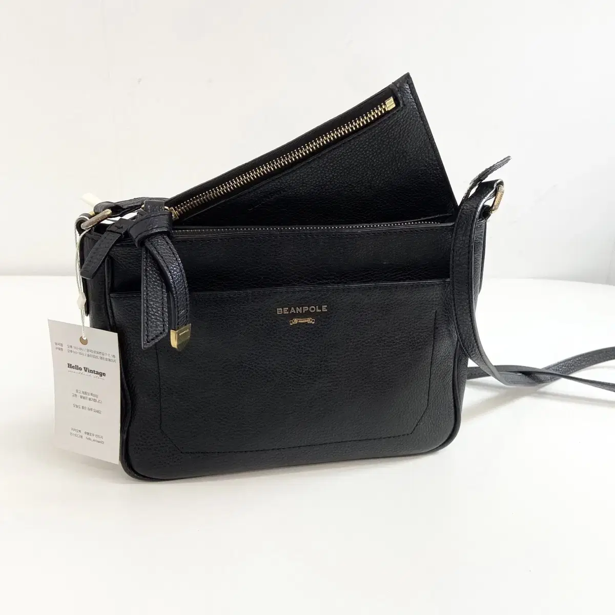 빈폴 가죽 크로스백 Beanpole leather cross bag