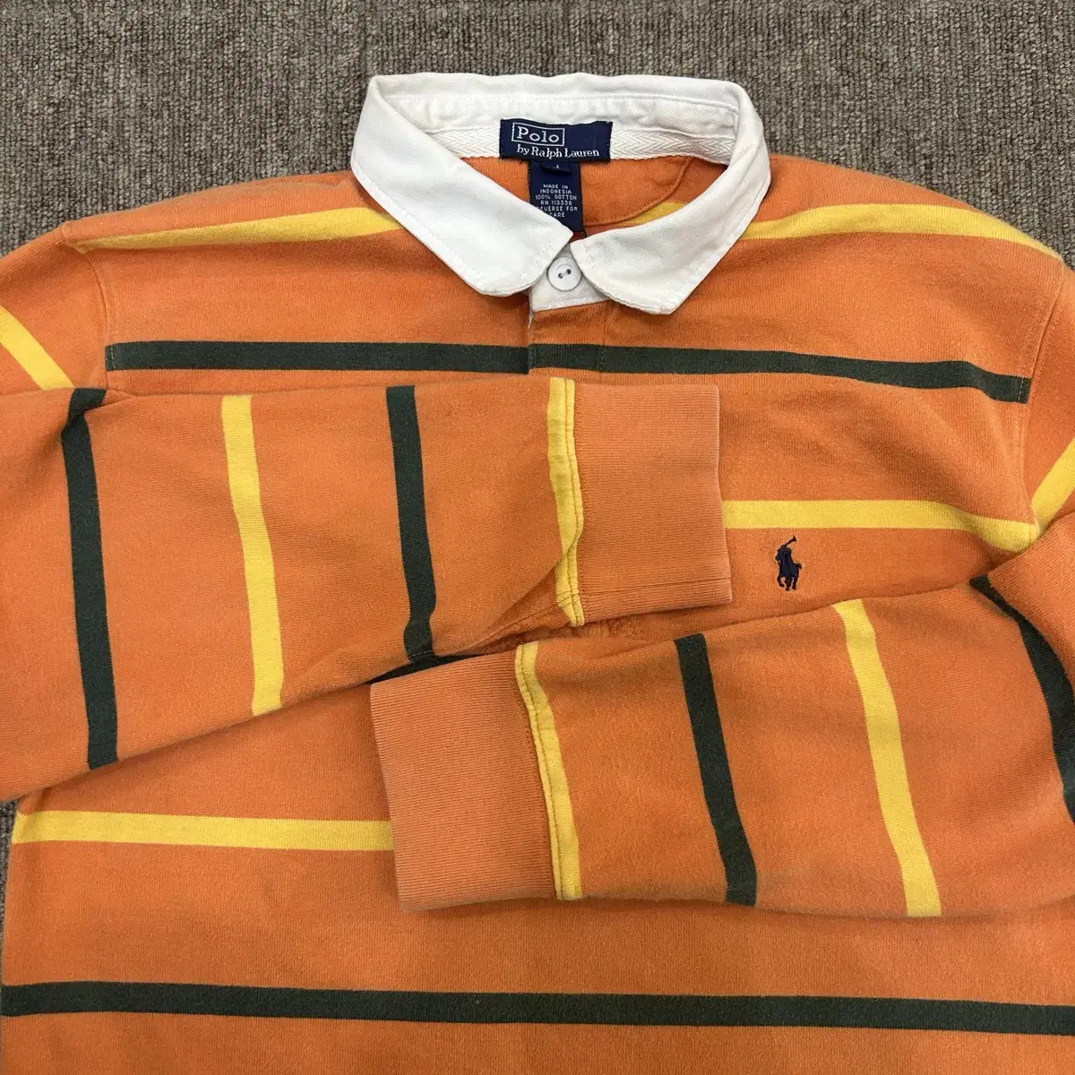 (L)Polo Ralph Lauren 폴로 랄프로렌 스트라이프 럭비 셔츠