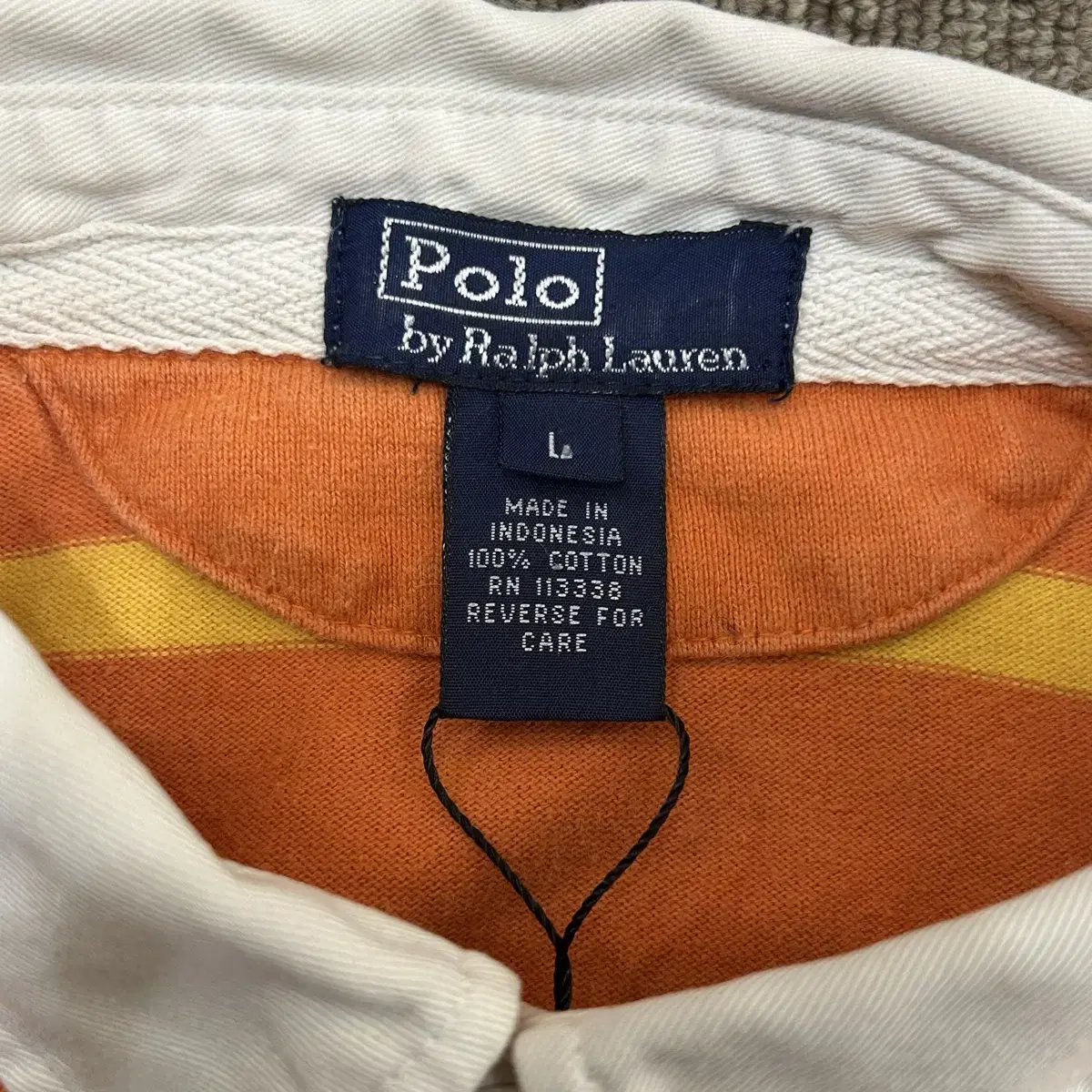 (L)Polo Ralph Lauren 폴로 랄프로렌 스트라이프 럭비 셔츠