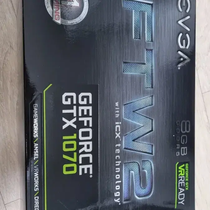 EVGA gtx1070 TW2 gaming 그래픽카드 vha