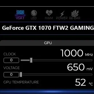 EVGA gtx1070 TW2 gaming 그래픽카드 vha