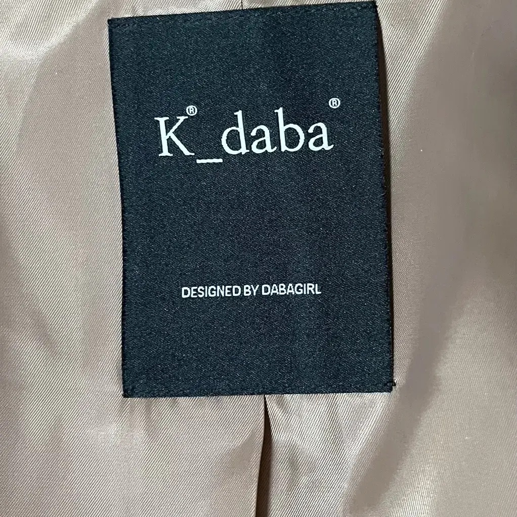 K-DABA 크롭 울 핸드메이드코트