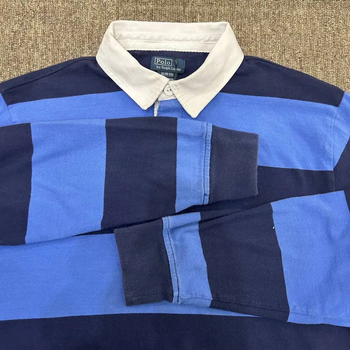 (XL)Polo Ralph Lauren 폴로 랄프로렌 스트라이프 럭비 셔