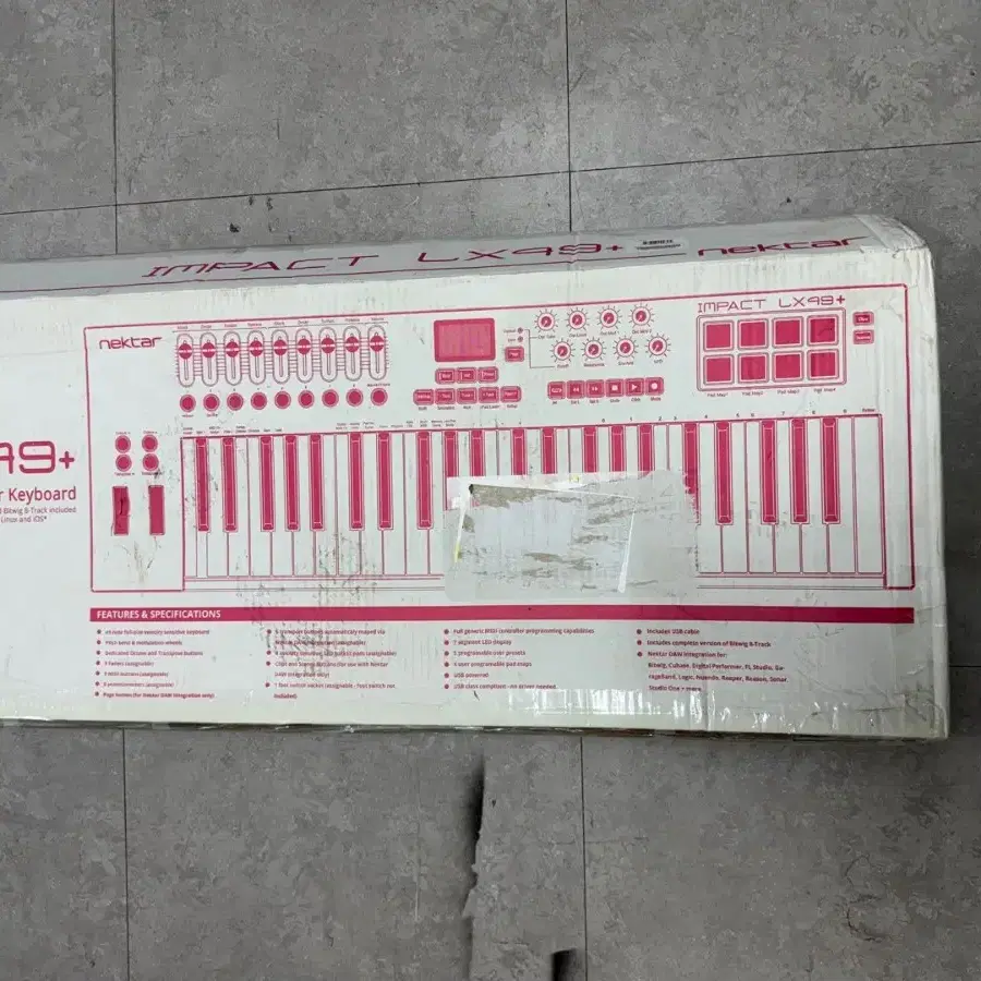 넥타 LX49+ 마스터건반 Nectar IMPACT LX-49+ LX49