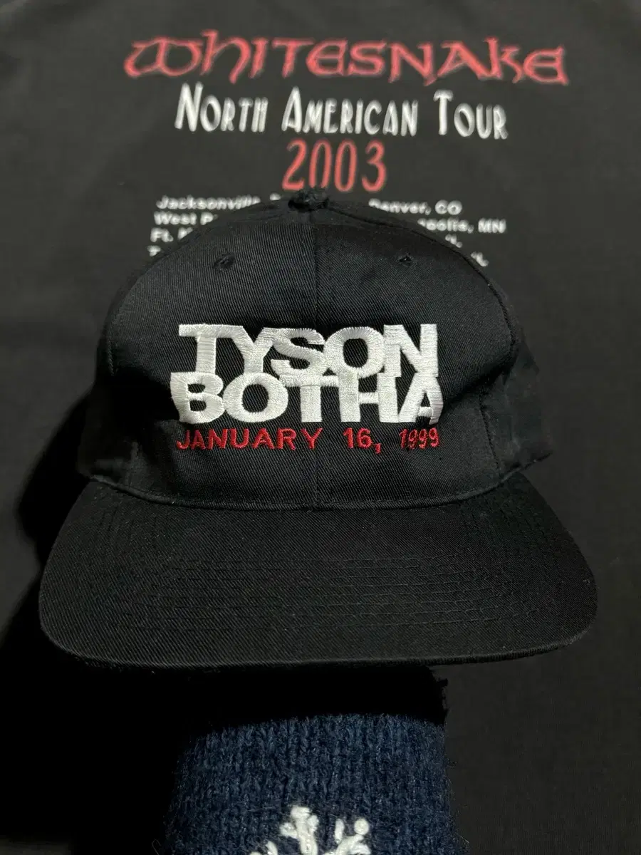 빈티지 1999s Tyson vs Botha 스냅백