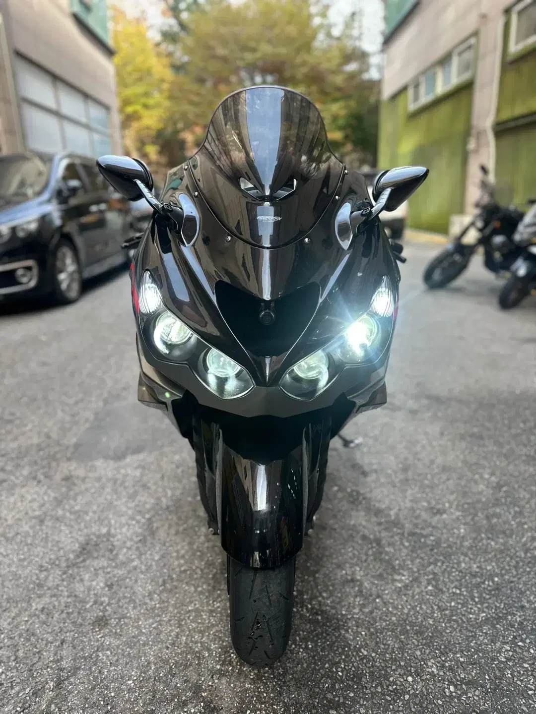 21년식 가와사키 zzr1400 zx14r 아크라포빅듀얼 블박2채널