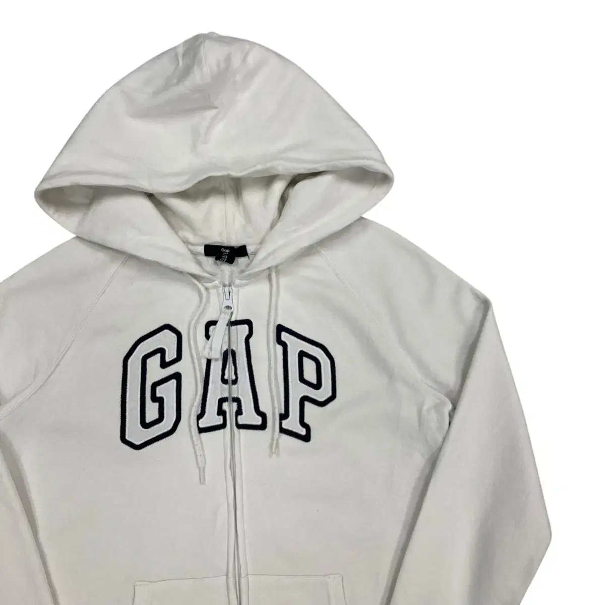 GAP 화이트 후드 집업