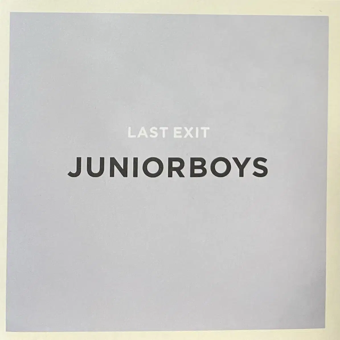 (CD) Junior Boys -Last Exit Bonus cd