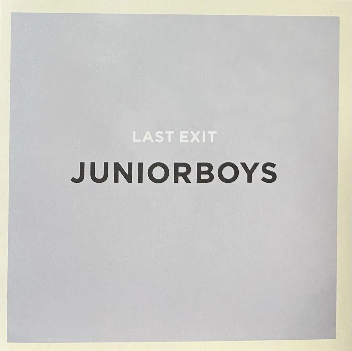 (CD) Junior Boys -Last Exit Bonus cd