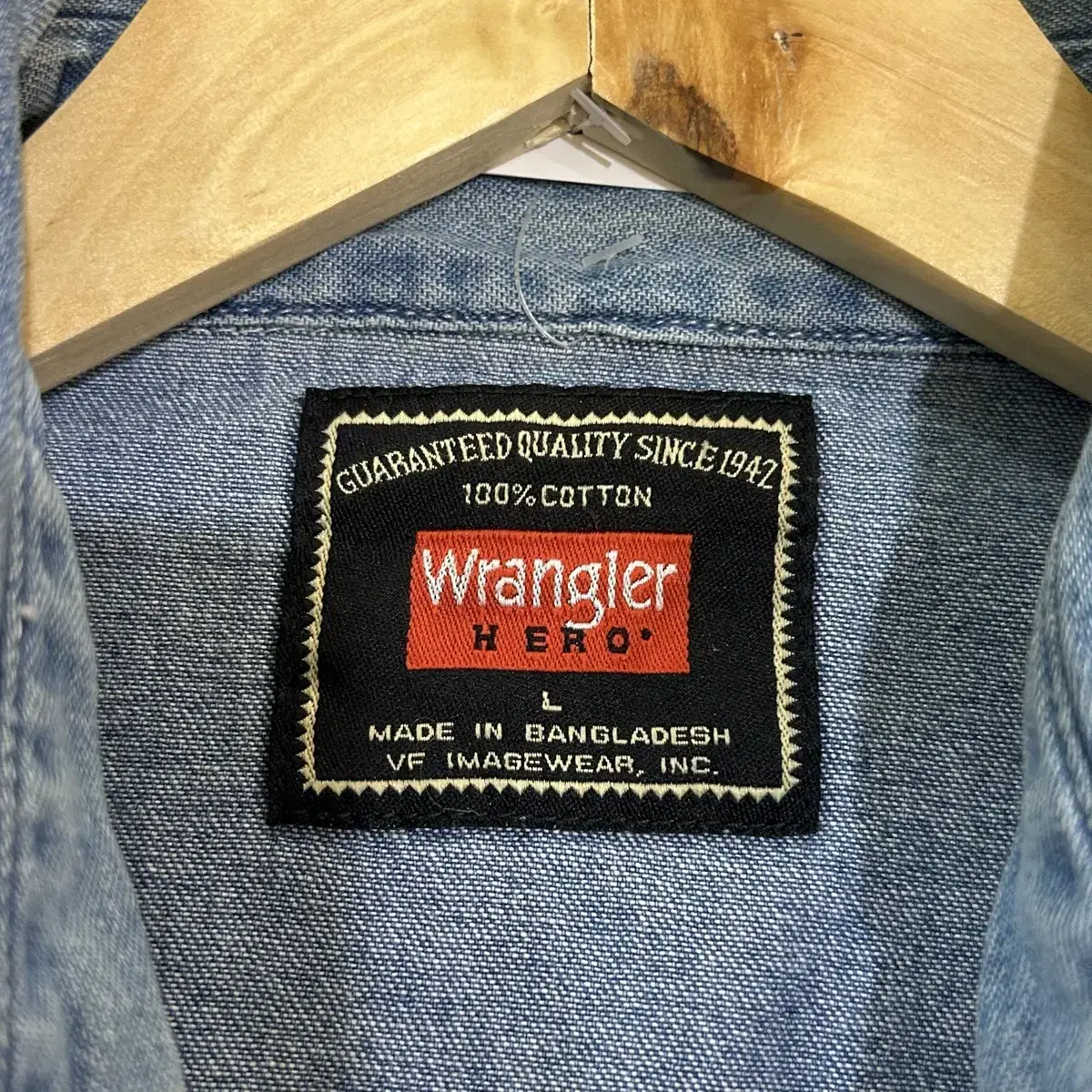 (L)Wrangler 랭글러 데님 셔츠