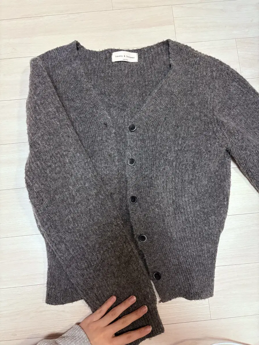 Body-shaping cardigan gray CD