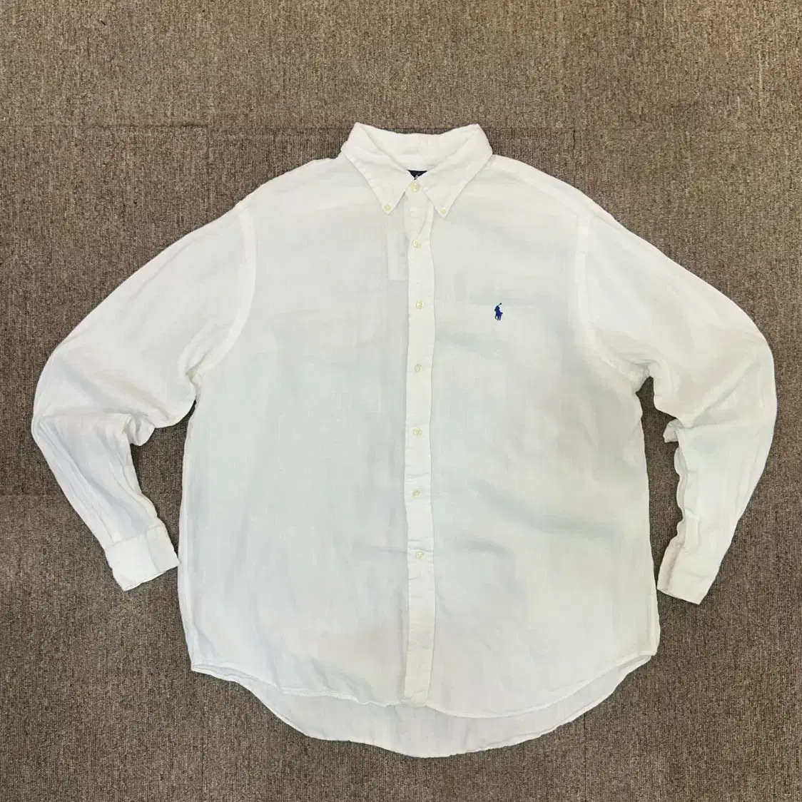 (XL)Polo Ralph Lauren 폴로 랄프로렌 화이트 린넨셔츠