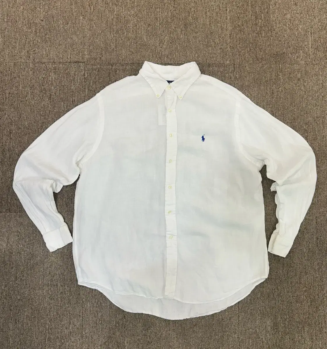 (XL)Polo Ralph Lauren 폴로 랄프로렌 화이트 린넨셔츠