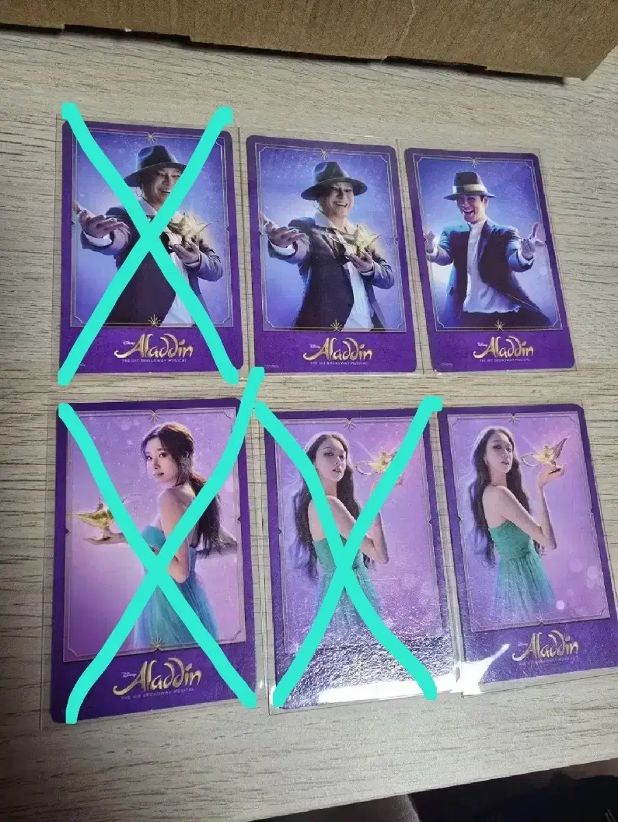 WTS Musical Aladdin photocard 