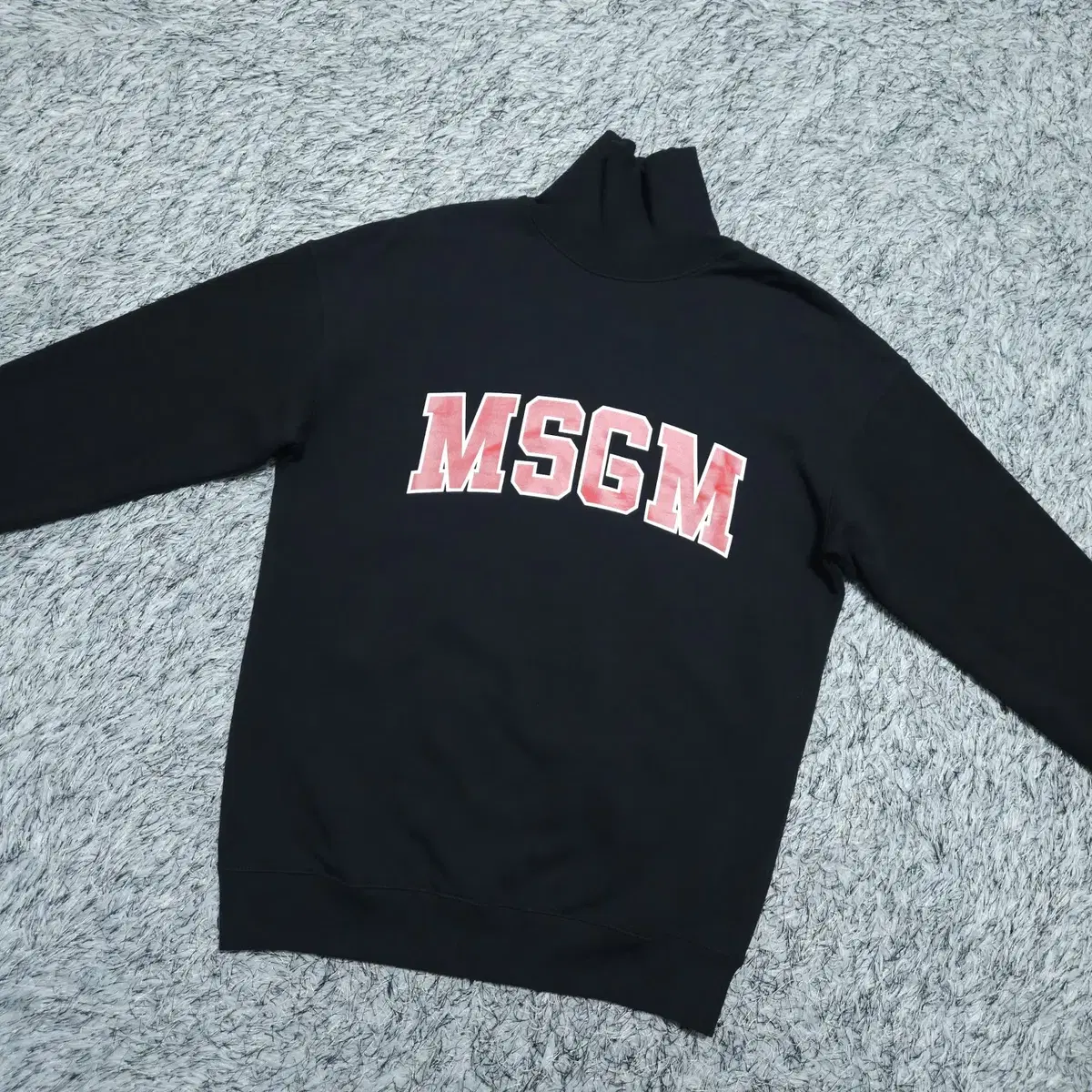 MSGM) 0XS(95~) 여자 오버핏 터틀넥 맨투맨 / 왕눈이샵