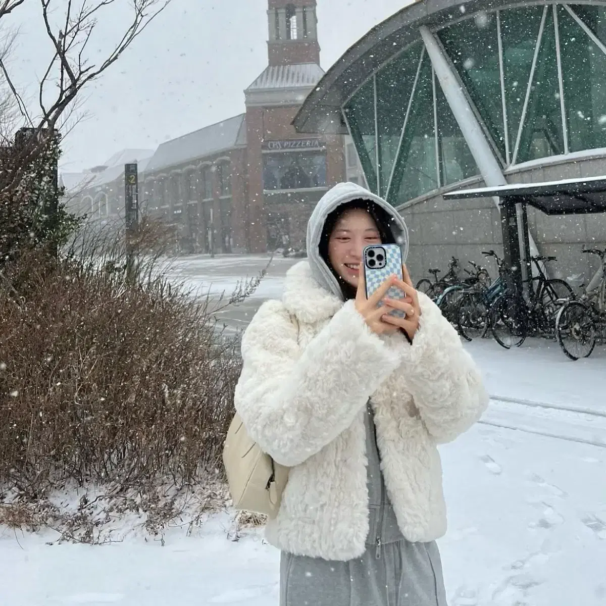 리아쥬르 유혜주 쇼핑몰 페이크 퍼 자켓